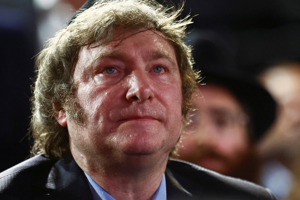 Javier Milei — Foto: Tomas Cuesta/Reuters