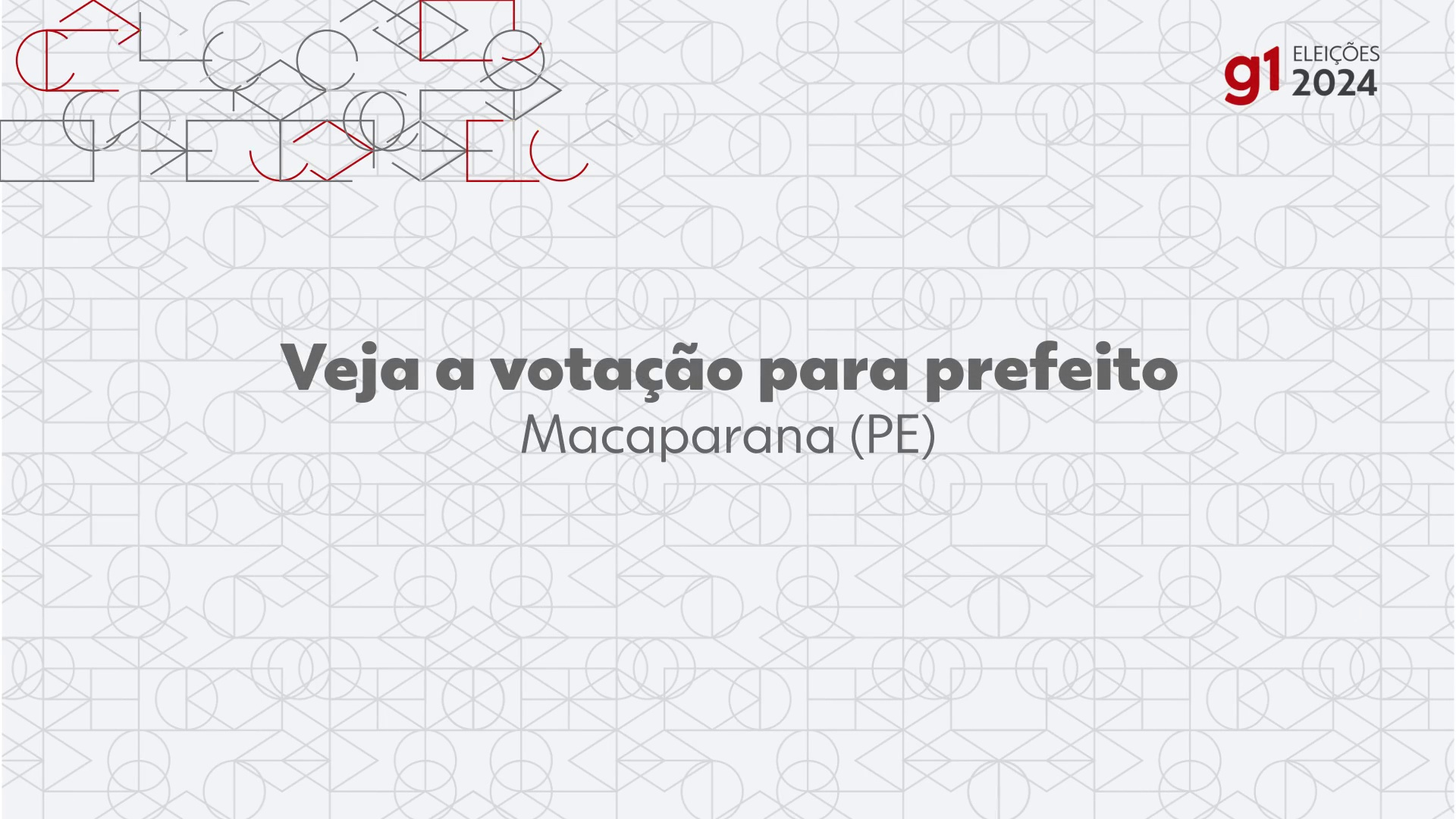 Eleições 2024: Paquinha, do PP, é eleito prefeito de Macaparana no 1º turno