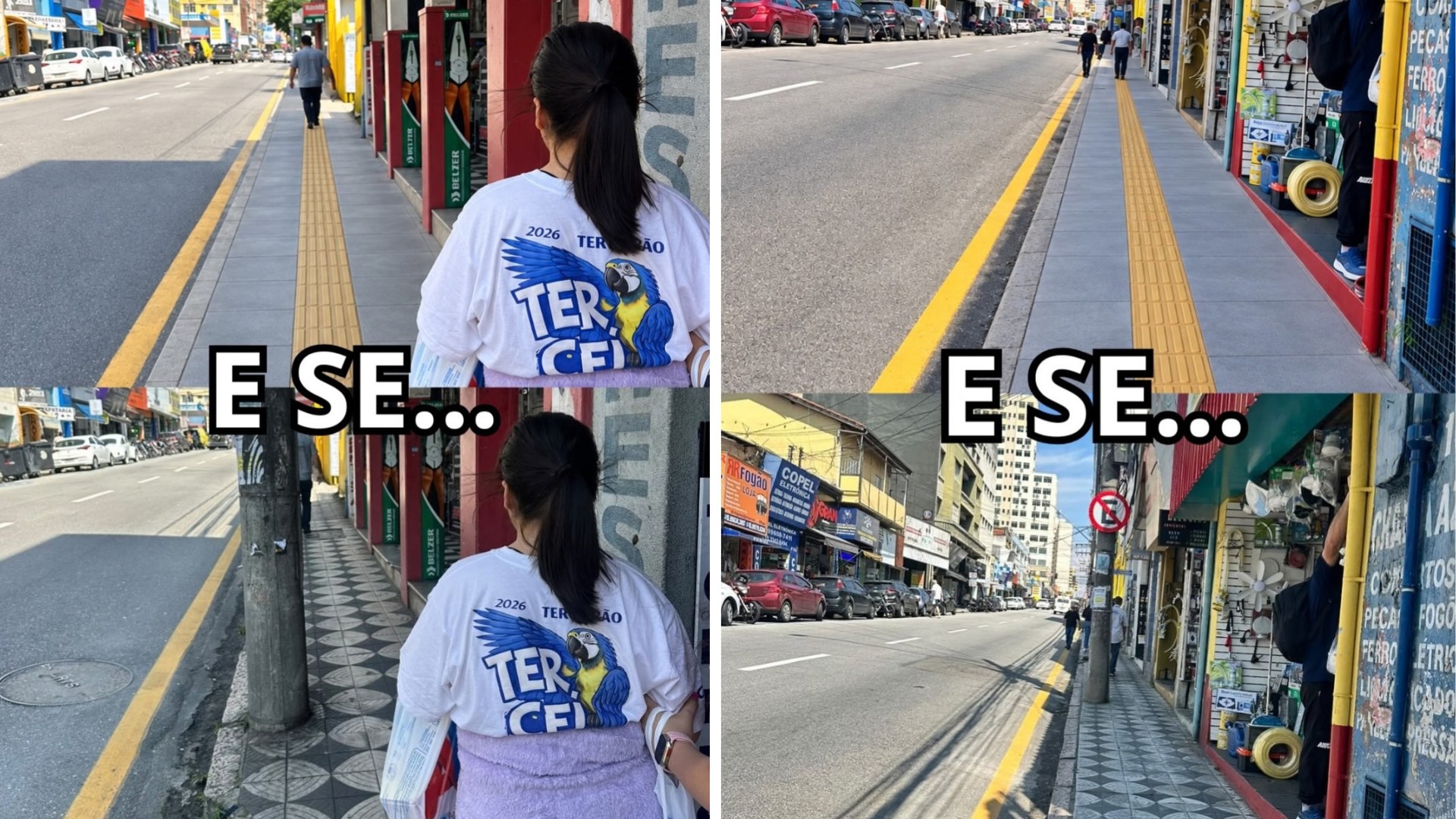 Associação cria 'cidade acessível' com imagens de IA para apontar desafios enfrentados por deficientes visuais em Sorocaba