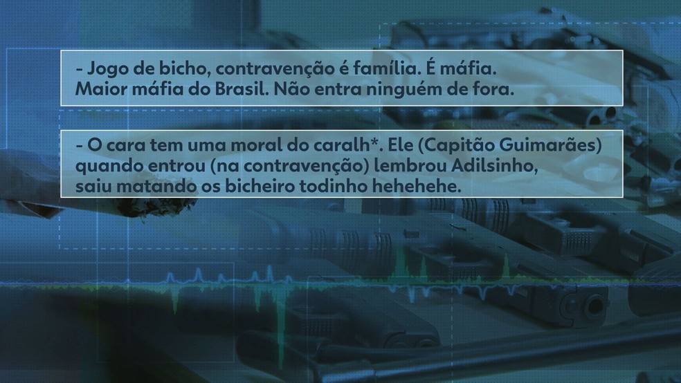 Conversa apreendida em operação contra a máfia de cigarros — Foto: Reprodução/TV Globo