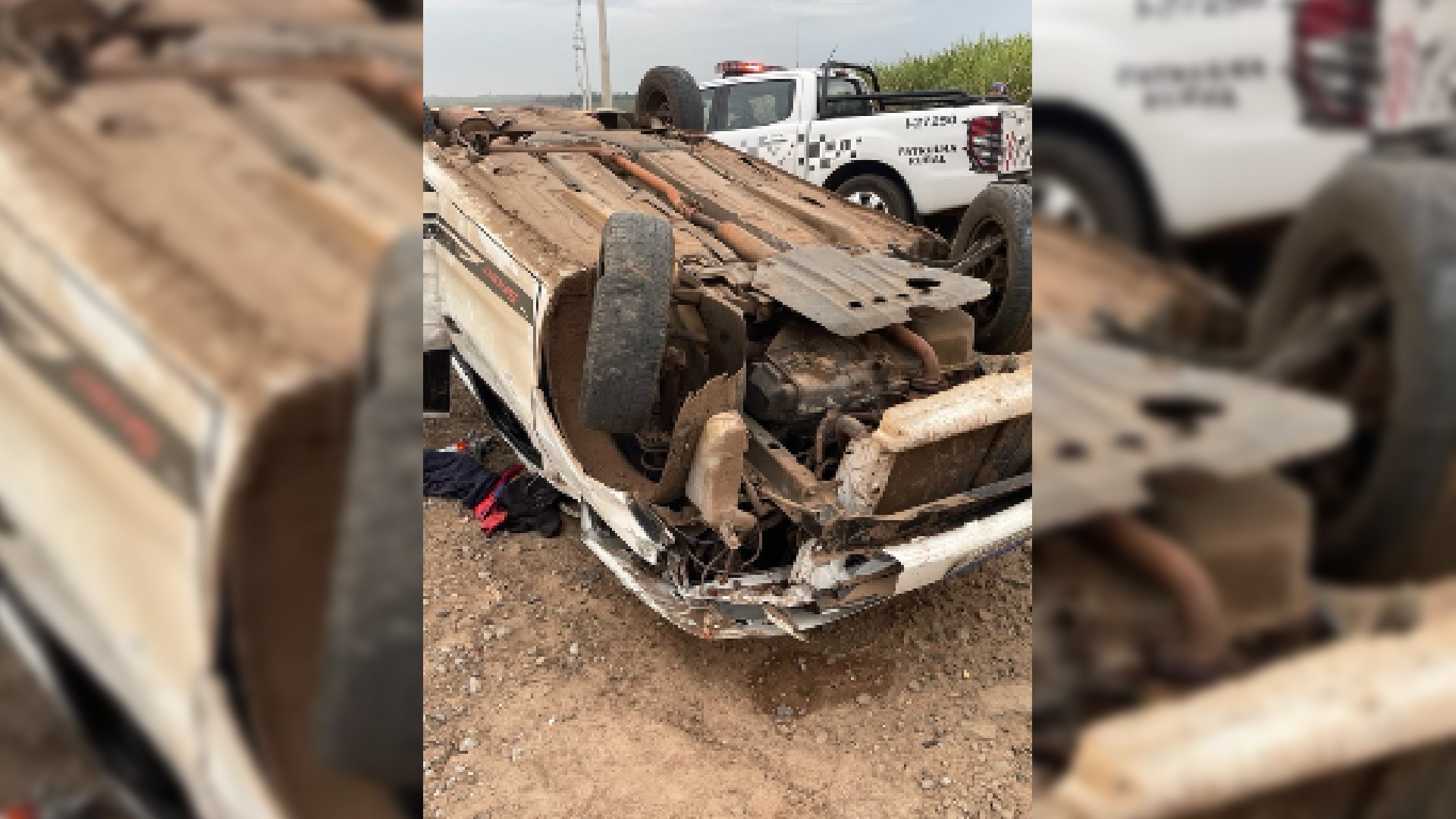 Suspeito de furto capota veículo em estrada de SP e acaba preso após fugir de hospital​‌​