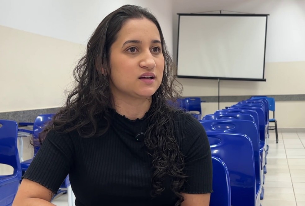 Kellyane Zambom já atua como médica em hospitais de Três Lagoas e participou do Enamed. — Foto: Geysel Rodrigues/ TV Morena