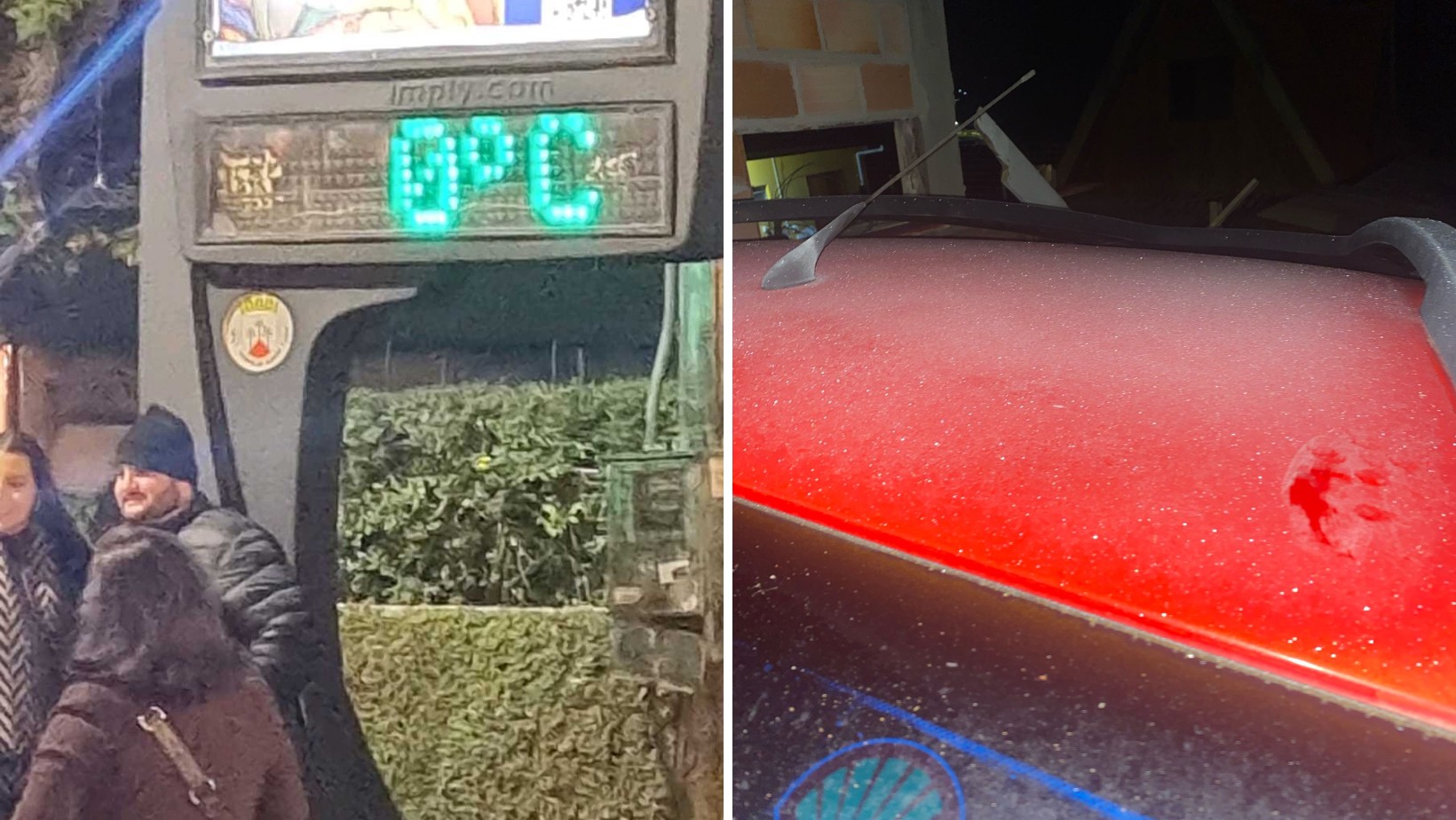 Frio intenso atinge região com mínima invertida