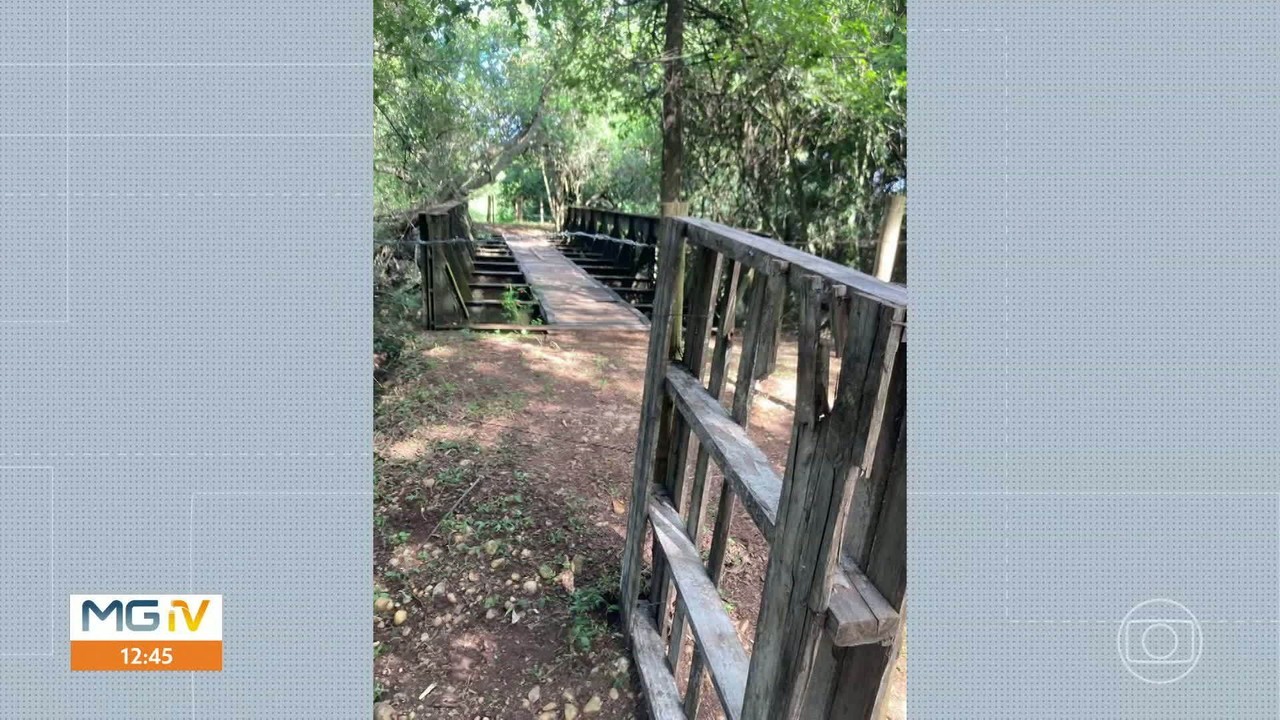 Ponte de aço inglesa de 20 metros é furtada no interior Minas e encontrada a cerca de 180 km de distância