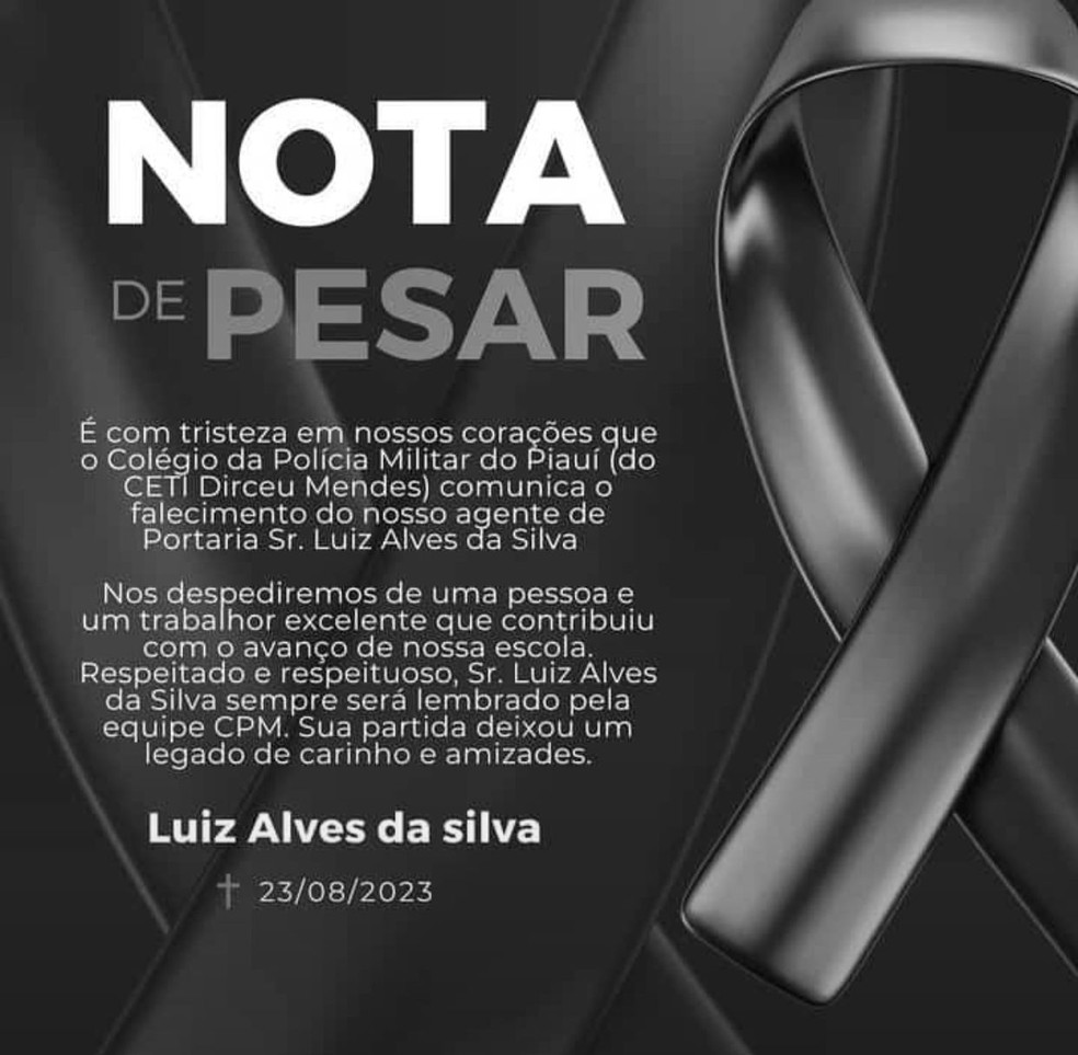 Porteiro do colégio da PM-PI morre atropelado por picape após cair de bicicleta na BR-343, em Teresina — Foto: Reprodução