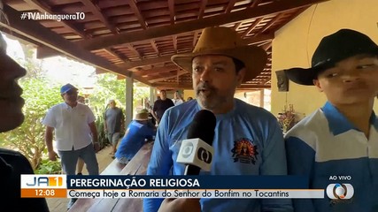Romaria do Senhor do Bonfim reúne fiéis no Tocantins.