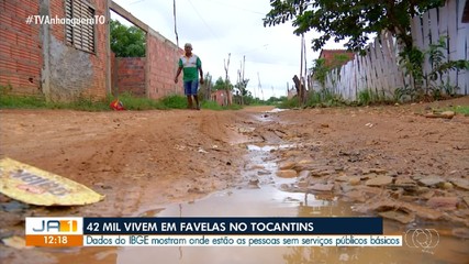 Mais de 42 mil pessoas vivem em favelas no Tocantins, aponta o IBGE