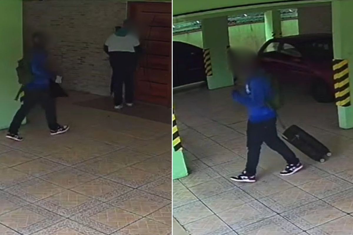 Dupla invade prédio em SP e sai minutos depois levando mala de bancária; ASSISTA