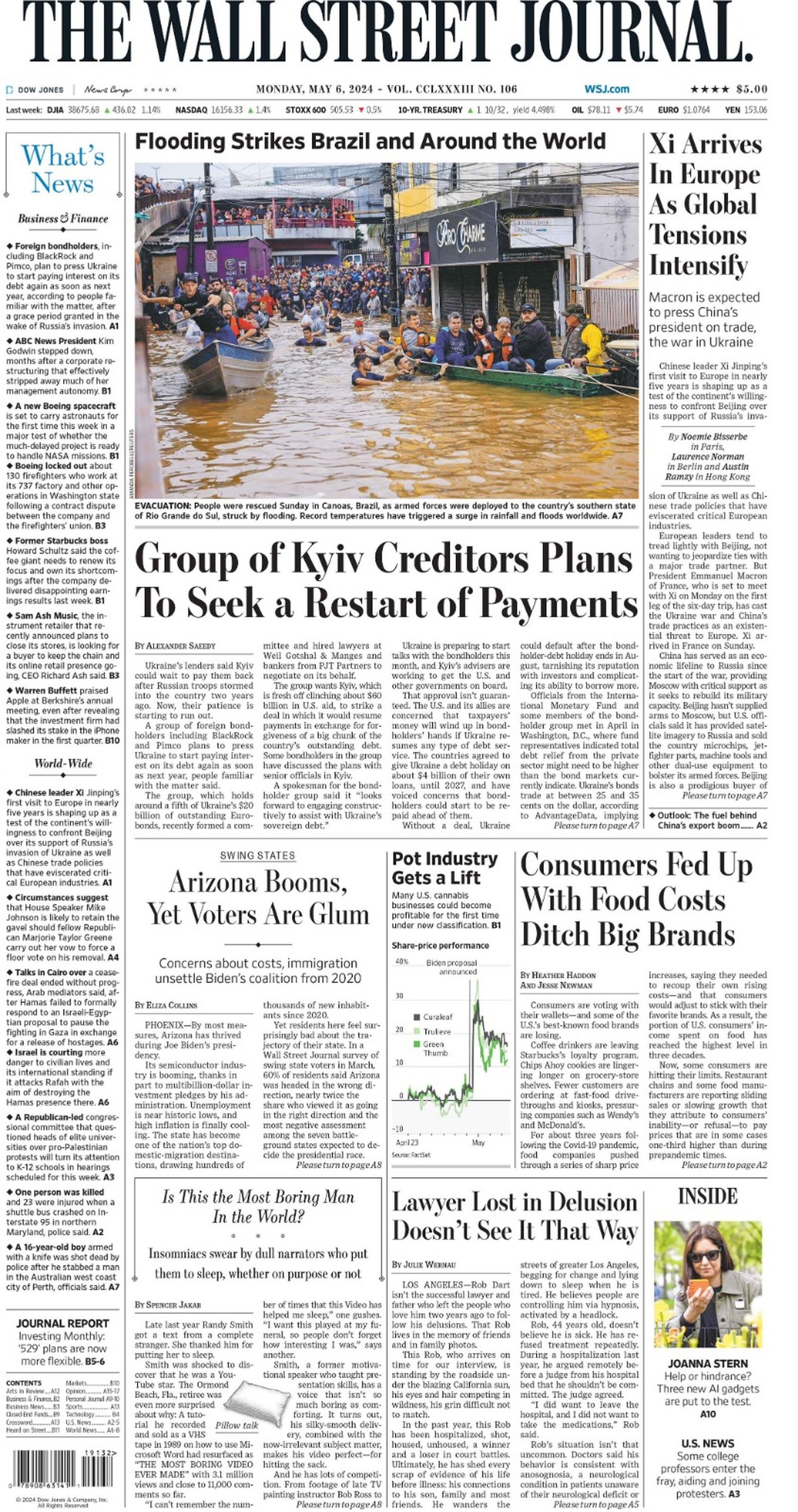 'Enchentes históricas', 'evento climático extremo', 'sul isolado': imprensa internacional repercute tragédia no RS