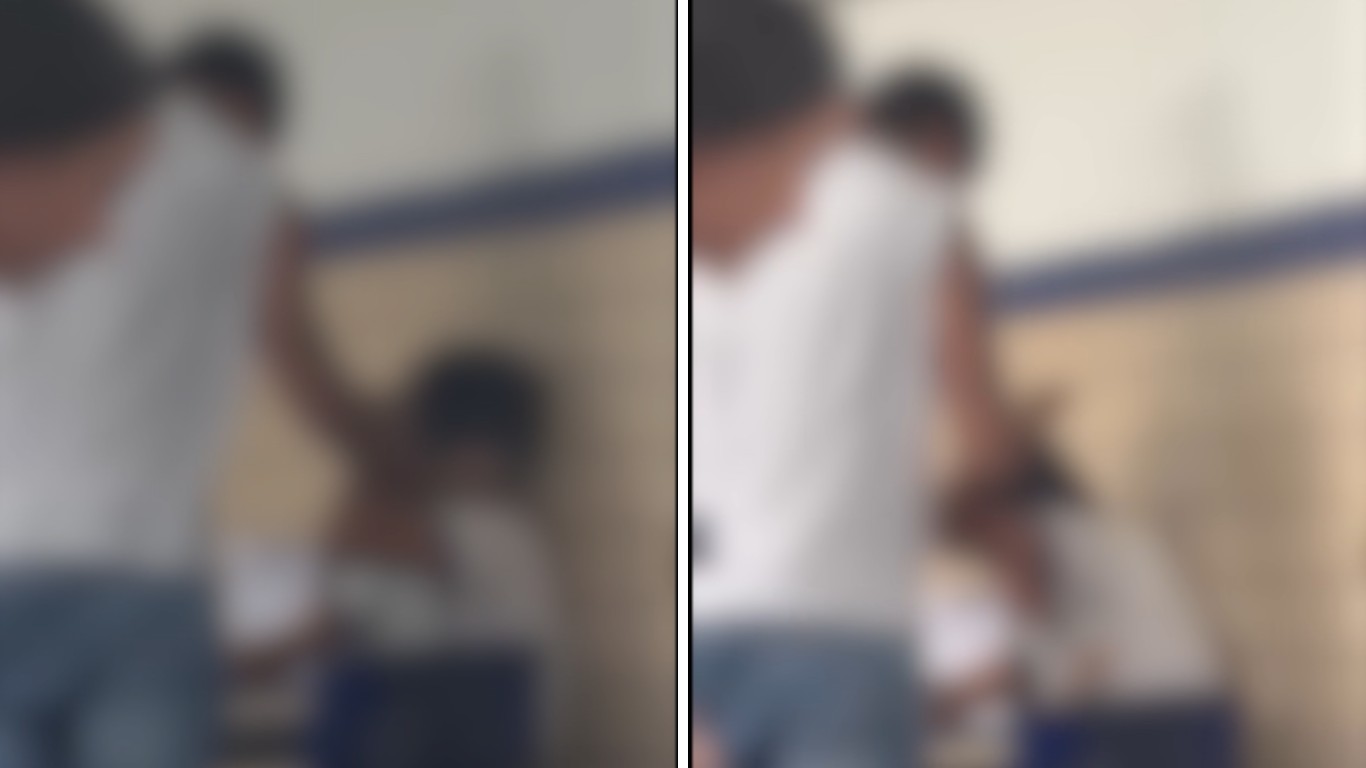 Aluno é agredido com socos e chutes em escola de PE; VÍDEO
