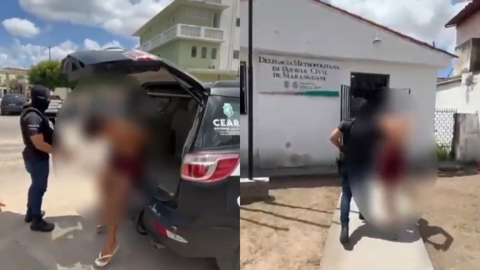Ricardo Vasconcelos foi autuado em flagrante por integrar organização criminosa e pela prática de ameaça no contexto político e eleitoral. — Foto: Polícia Civil do Ceará/Reprodução