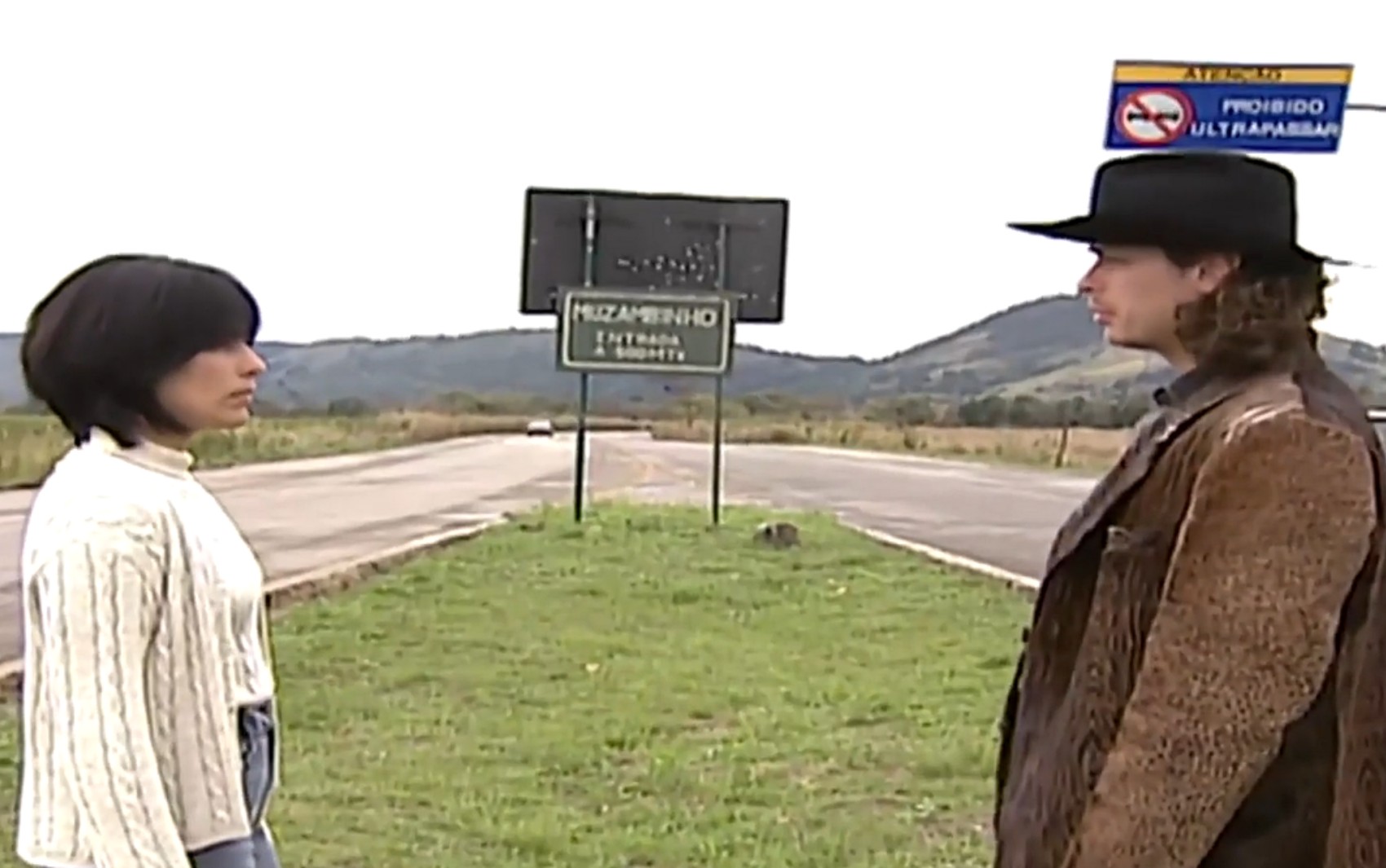 Cena da novela O Rei do Gado gravada em Guaxupé