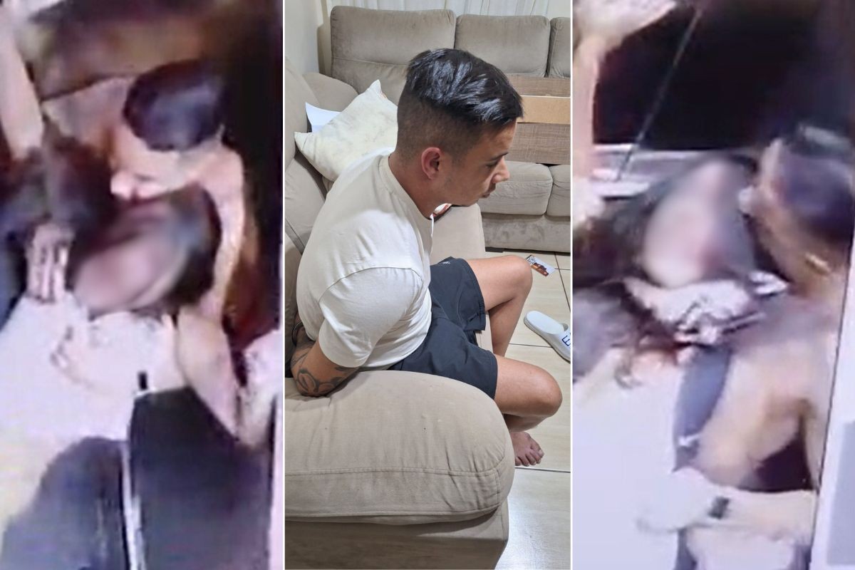 Homem que espancou e sufocou mulher com mata-leão em elevador é preso; VÍDEO