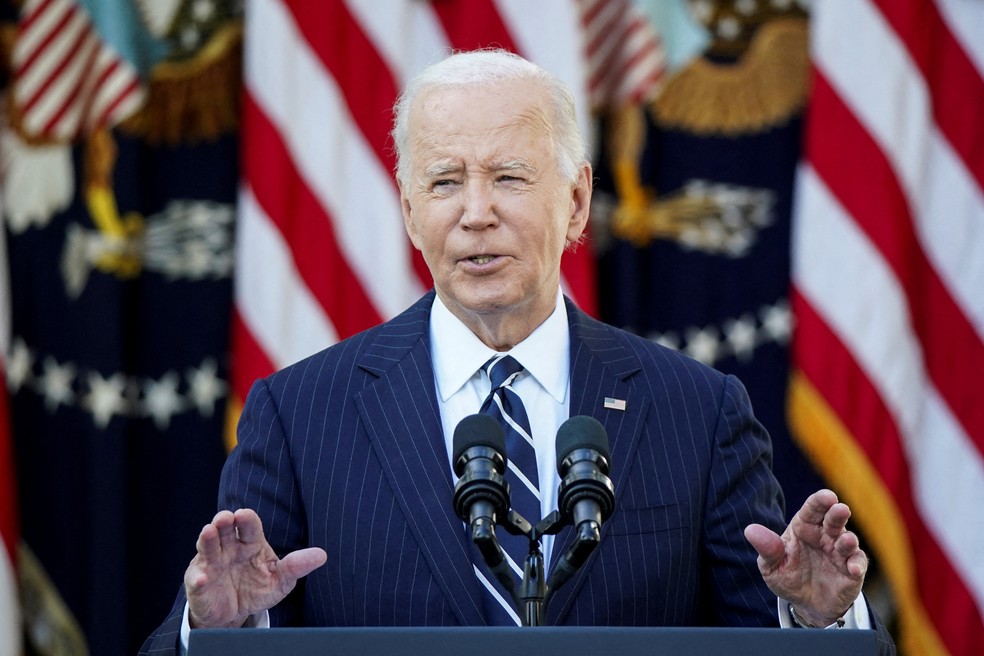 O presidente dos EUA, Joe Biden — Foto: Kevin Lamarque TPX/ Reuters