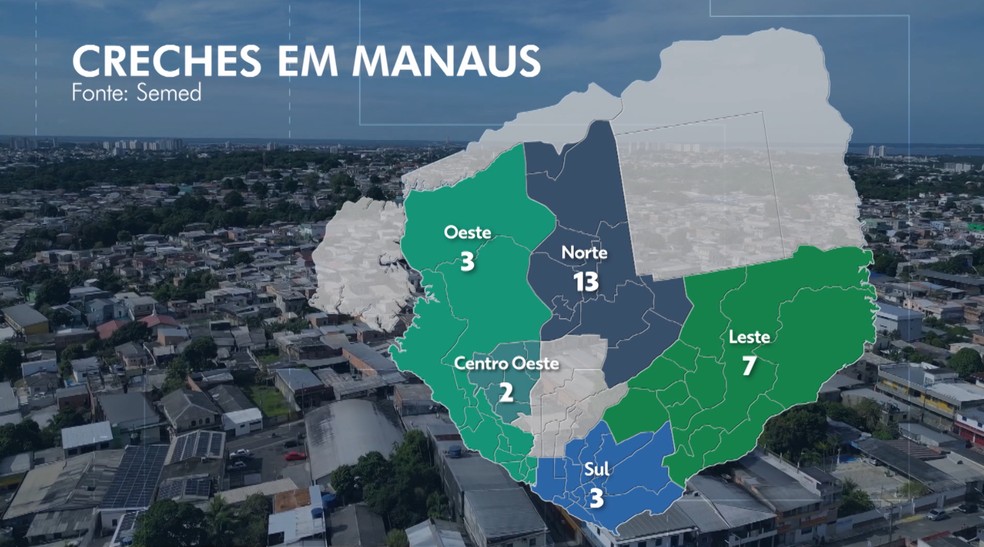 Creches em Manaus não atendem a demanda. — Foto: Rede Amazônica