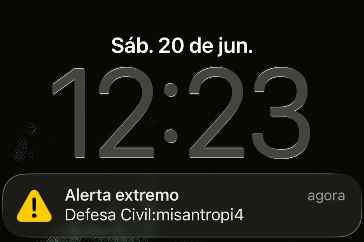 Misantropia: Defesa Civil emite alerta sonoro em celulares de moradores de MS