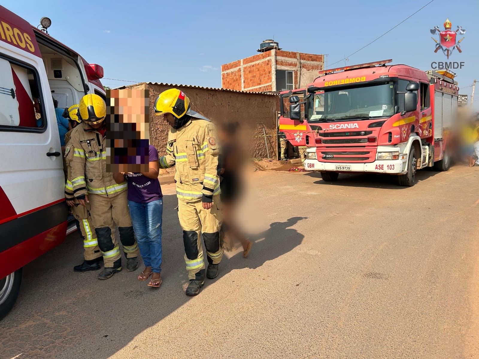 Bebê morre dentro de casa durante incêndio na Estrutural, no DF