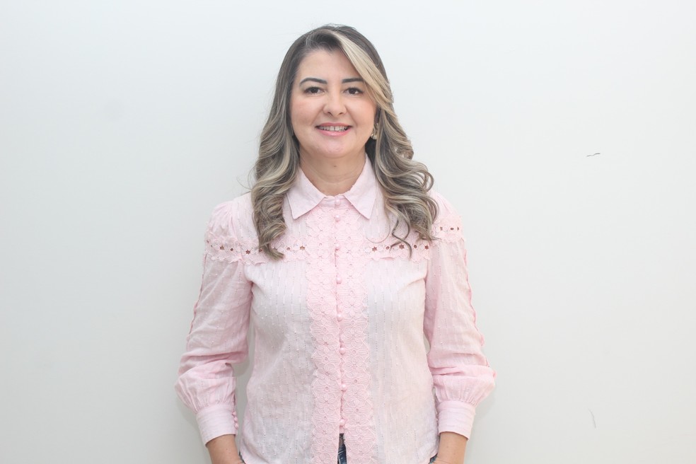 Adriana Crivelli Biffe (MDB) foi eleita em Piquerobi (SP) com 100% dos votos válidos — Foto: Cedida