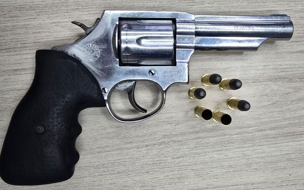 Polícia encontrou arma que teria sido utilizada na morte de Kauan Gomes — Foto: Foto: Divulgação/PC BA