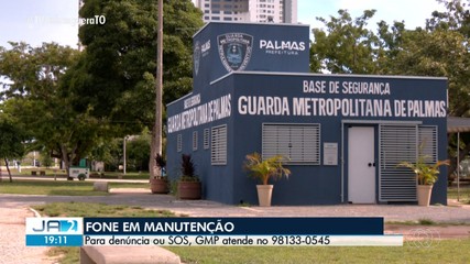 Telefone da Guarda Metropolitana de Palmas está fora do ar