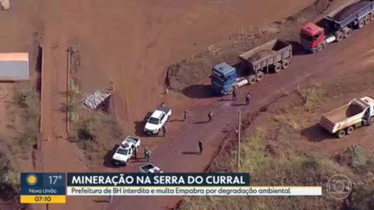 Prefeitura de BH interdita mineração na Serra do Curral - Programa: Bom Dia Minas 