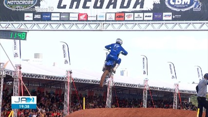 Em Palmas, pilotos fazem treino para etapa do Campeonato Brasileiro de Motocross