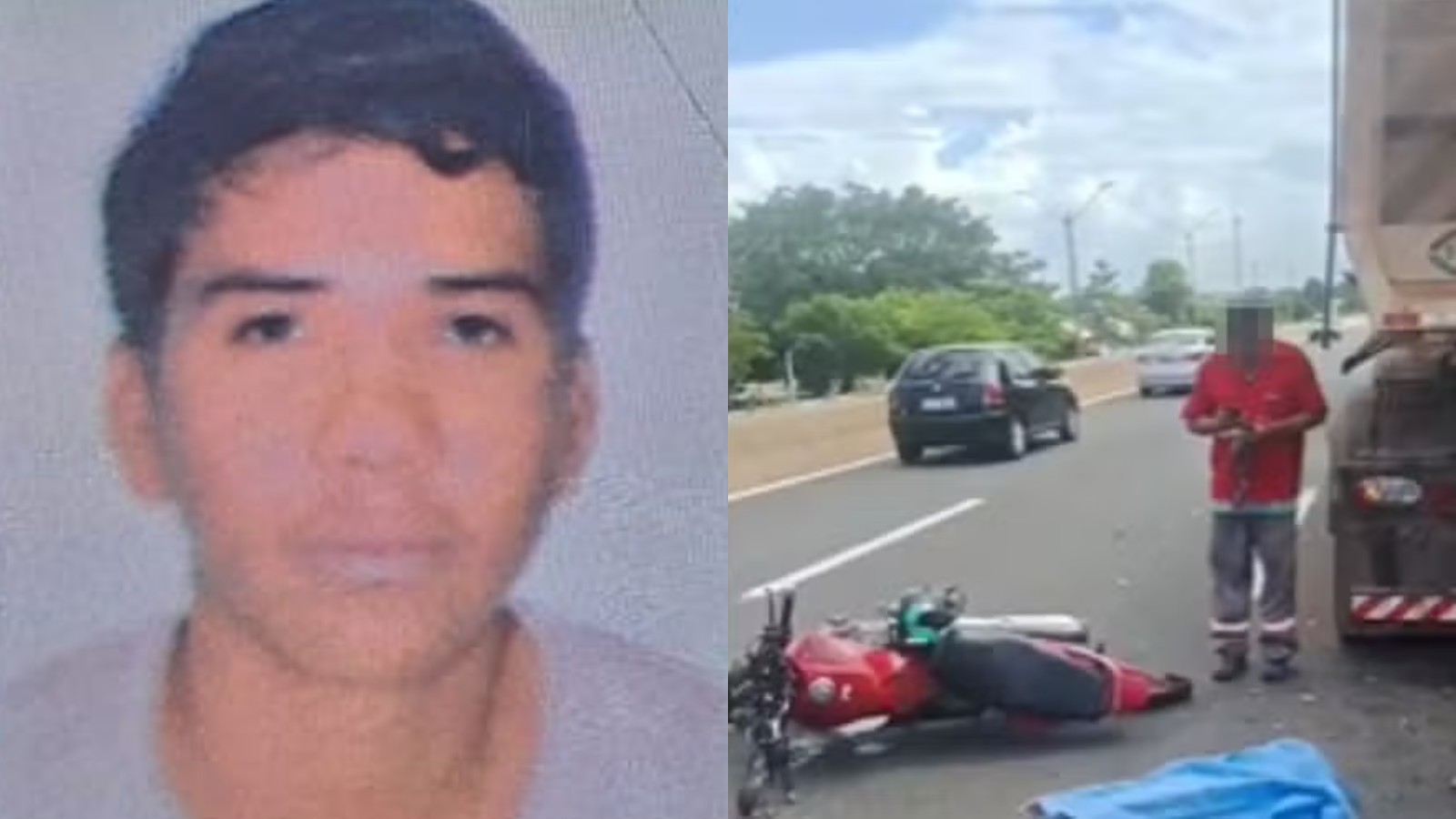 Motociclista de 19 anos morre após bater em traseira de caminhão na BR-316, na Zona Sul de Teresina