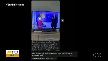 Confira a interação dos telespectadores no Bom Dia Tocantins