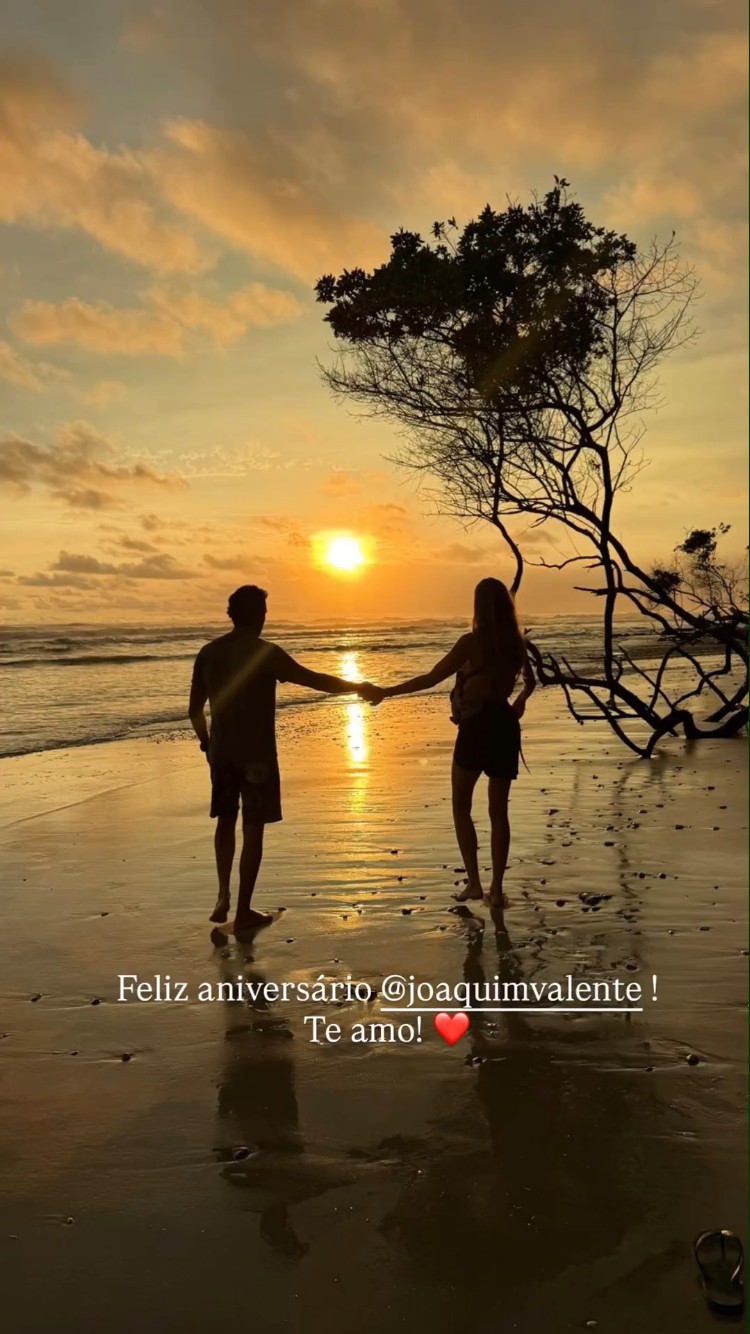 Gisele Bündchen publica rara foto com o namorado, Joaquim Valente