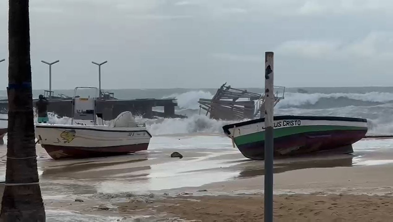 Medalhista olímpico, Márcio Araújo mostra estragos causados por tempestade no arquipélago de Cabo Verde, na África