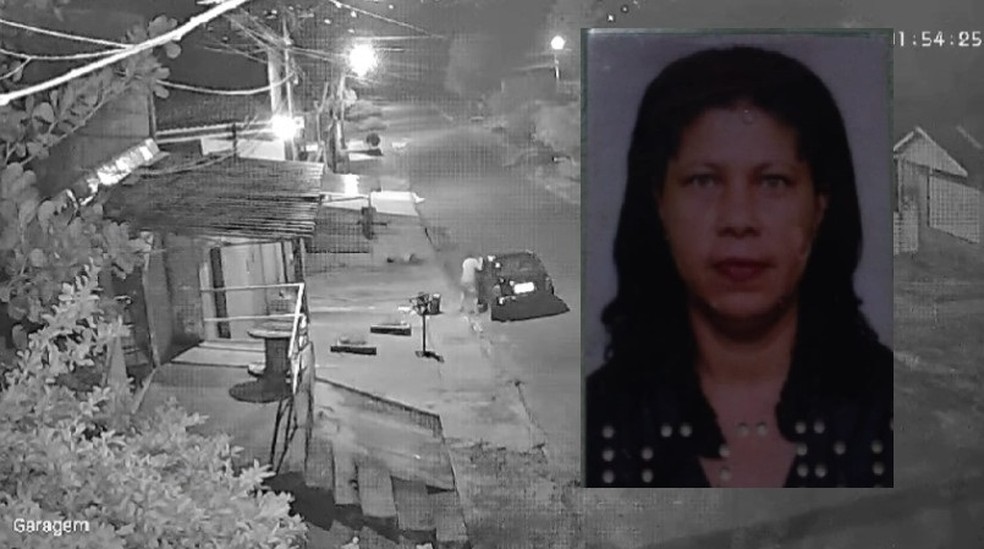Vítima de feminicídio em Cacoal, RO — Foto: Reprodução