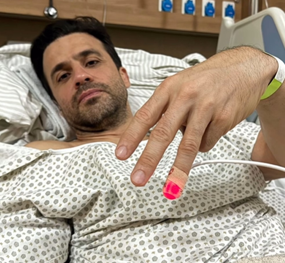 Pablo Marçal publica foto em hospital após ser agredido em debate — Foto: Reprodução/Instagram