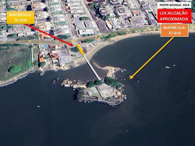 Ilhas podem ser vendidas? Terreno no meio do mar vai a leilão pela metade do preço em Florianópolis