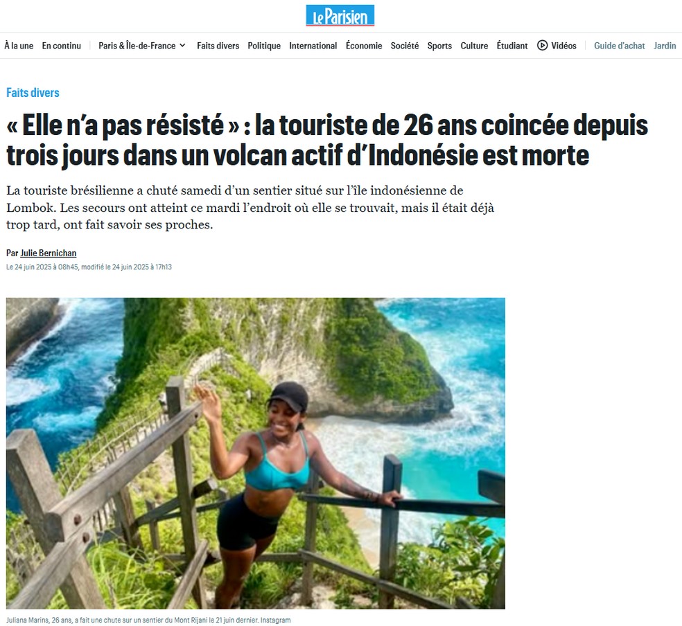 Le Parisien, França — Foto: Reprodução