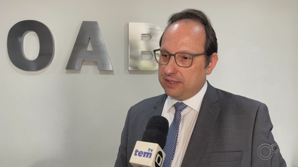 4 de 4
Vice-presidente da Ordem dos Advogados do Brasil (OAB) &ndash; Subse&ccedil;&atilde;o de Bauru, Tiago Munaro &mdash; Foto: Reprodu&ccedil;&atilde;o/TV TEM