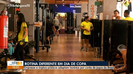 Dia de Copa tem rotina diferente