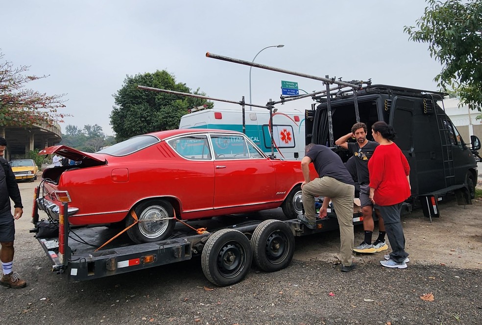 Carro raro, Kadett, usado por Fernanda Torres em "Ainda Estou Aqui" — Foto: Arquivo pessoal