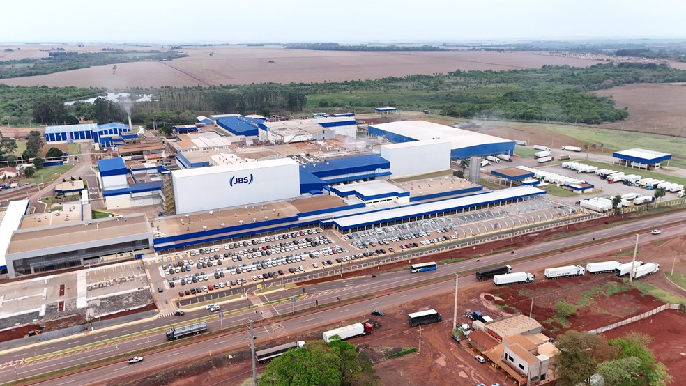 Unidade da JBS em Goiás. — Foto: Divulgação/JBS