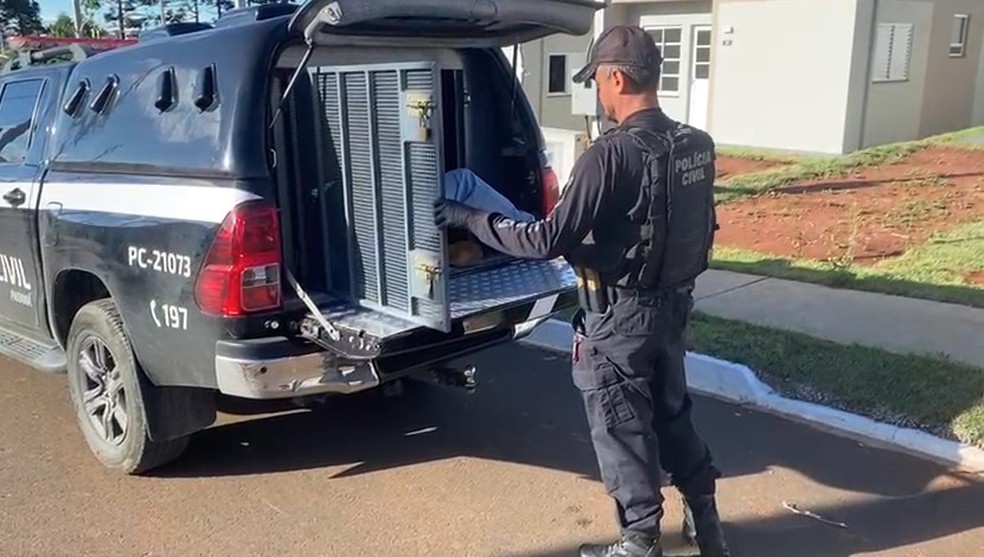 'Grupo de extermínio' suspeito de executar mais de 20 pessoas e gravar mortes no Paraná é alvo de operação policial — Foto: Polícia Civil