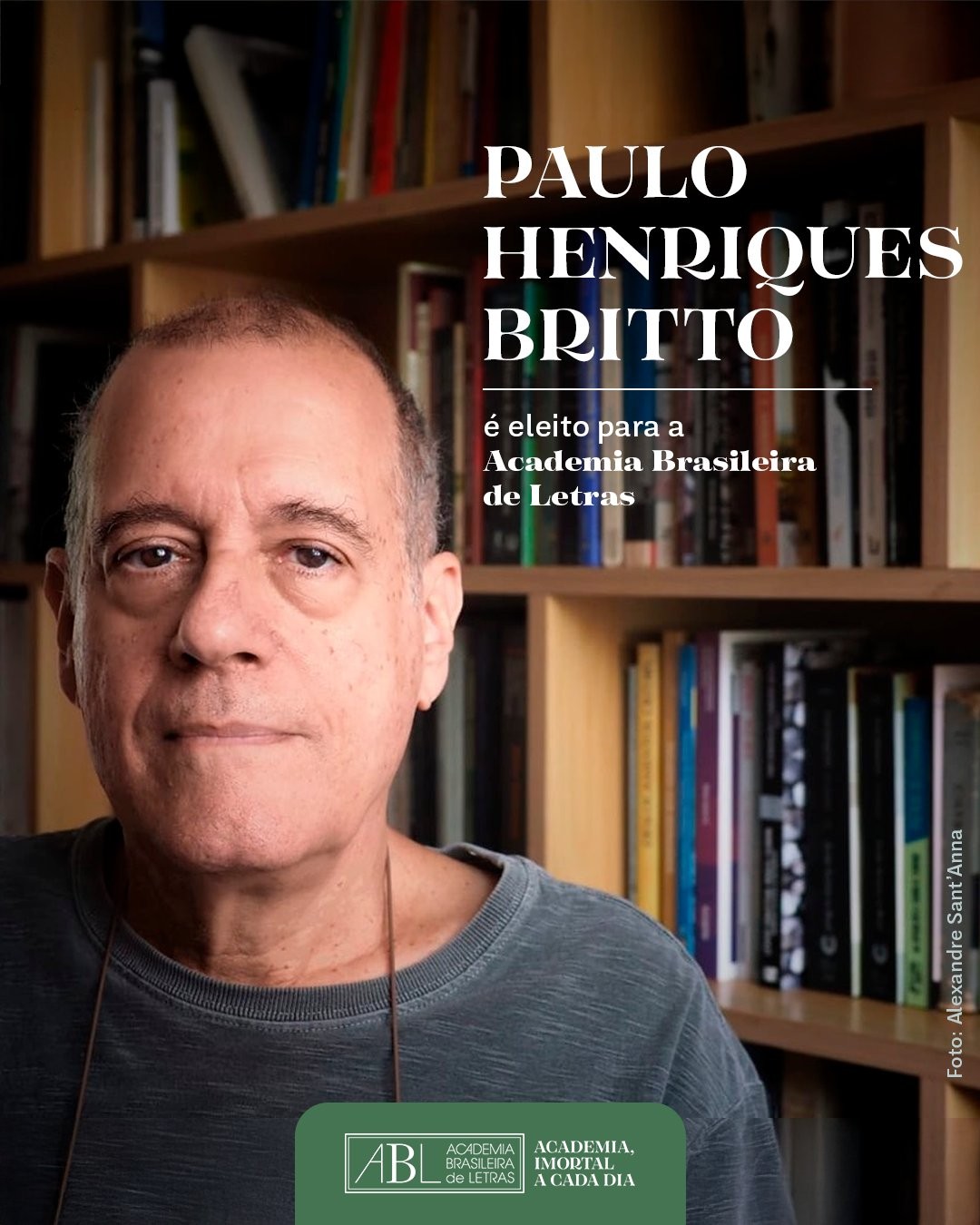 Paulo Henriques Britto é eleito para a Academia Brasileira de Letras