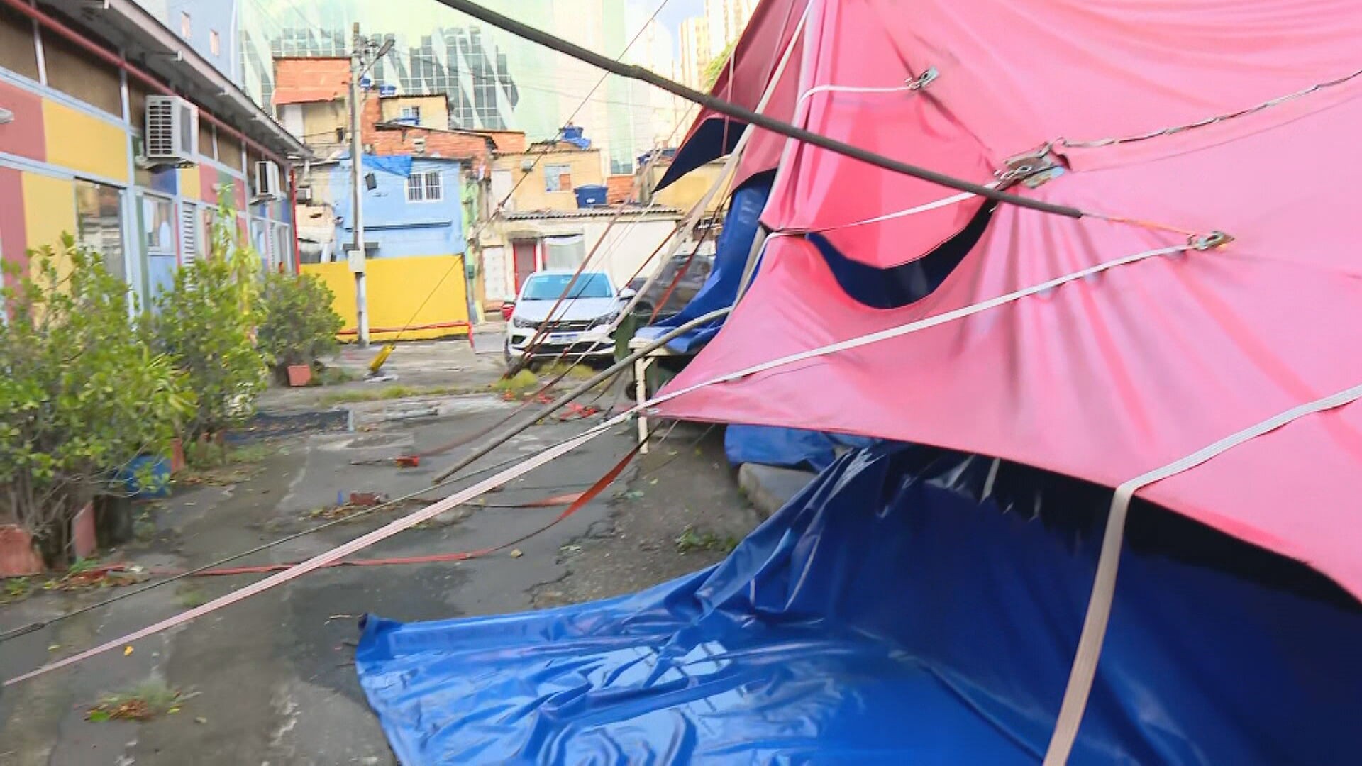 Circo destruído por força do temporal na região central do Rio tem prejuízo de mais de R$ 500 mil