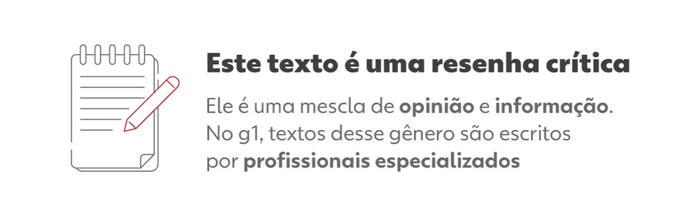 Cartela resenha crítica g1 — Foto: g1