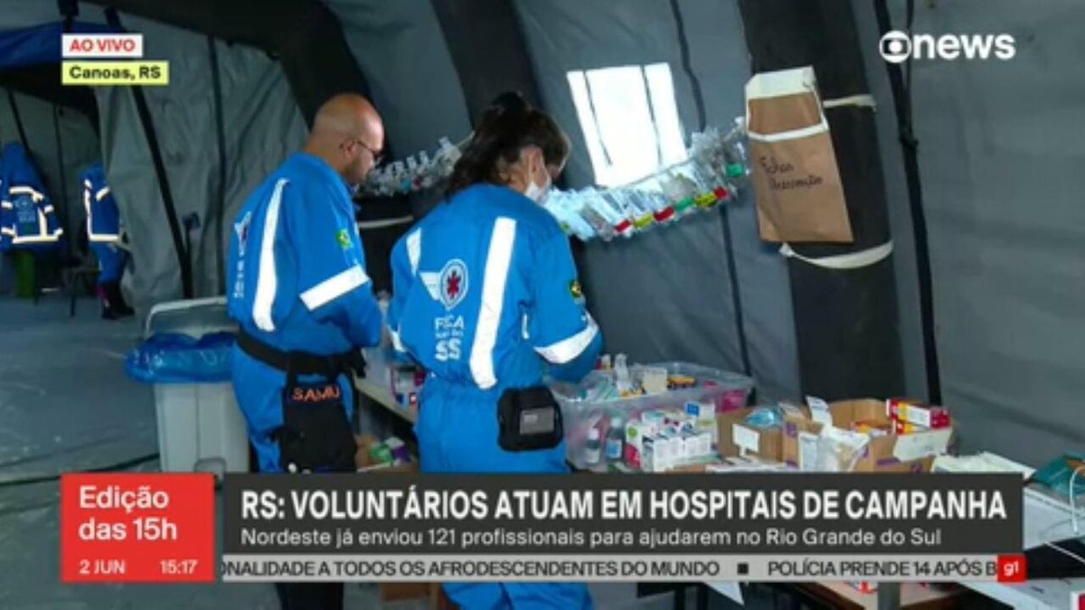 The Northeast was the region that sent the largest number of SUS volunteers during the Republika Srpska flood, says the ministry |  Rio Grande do Sul