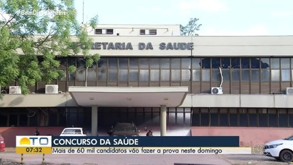 Mais de 60 mil candidatos se preparam para concurso da Saúde