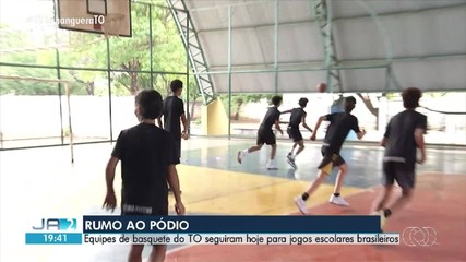 Equipes de basquete do Tocantins se preparam para os Jogos Escolares