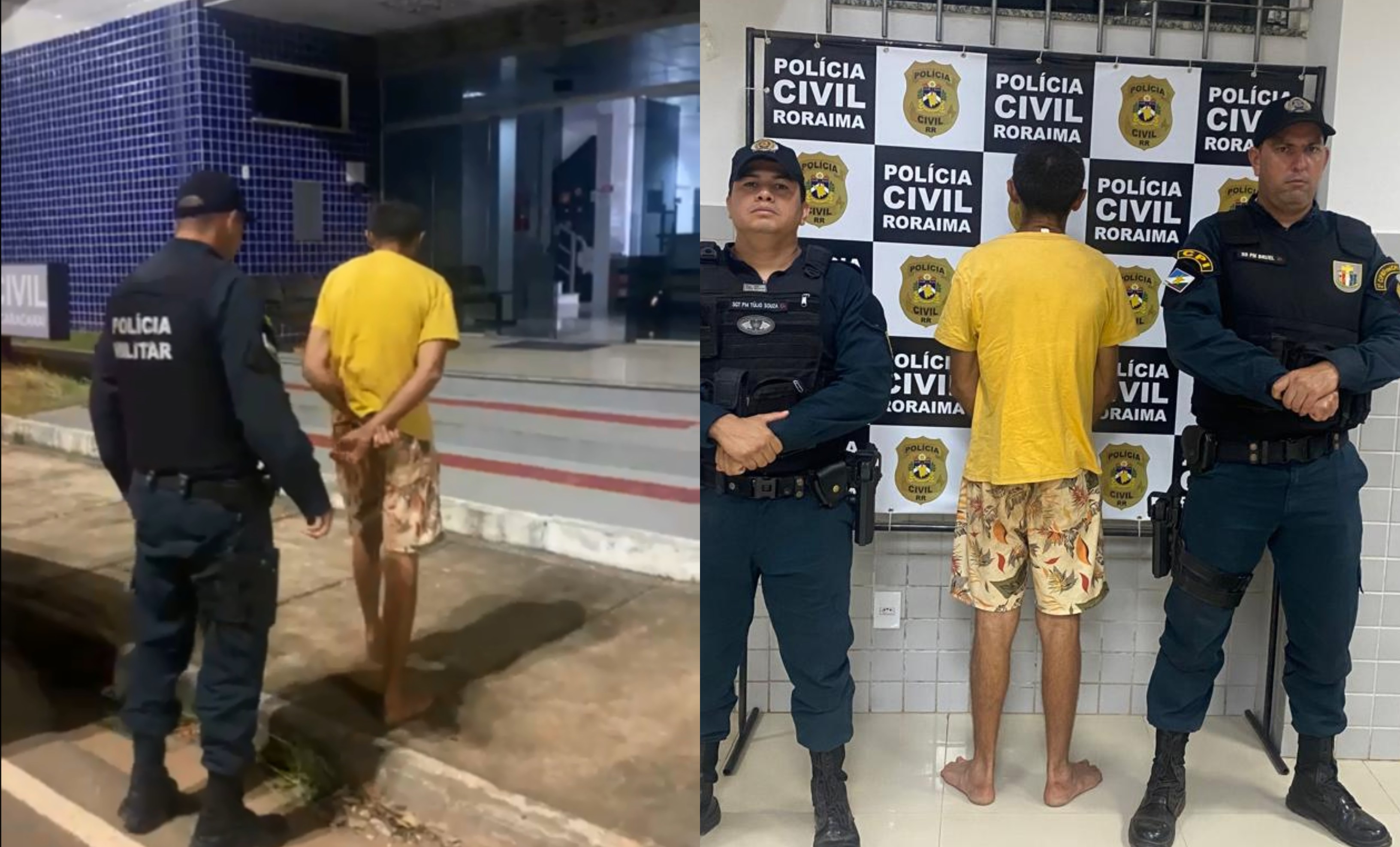 Homem é preso após ajudar amigo a fingir sequestro para extorquir R$ 300 da própria mãe em Caracaraí