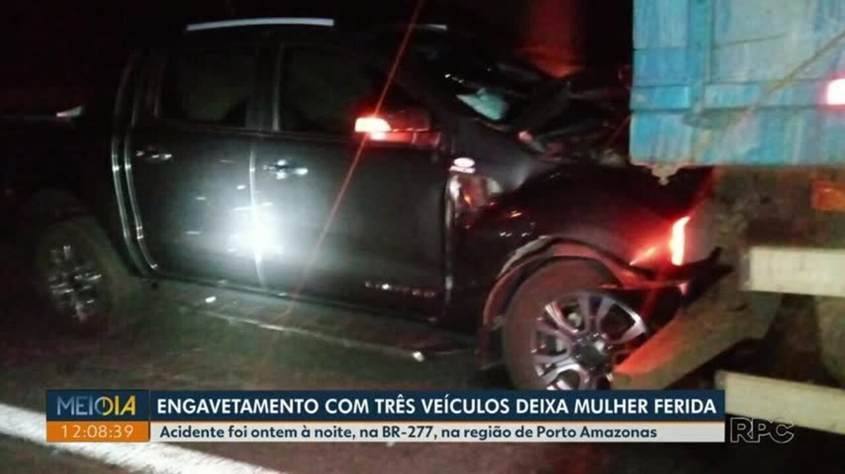 Engavetamento com vários veículos na BR-277 causa interdição total da  rodovia no PR; VEJA O VÍDEO – Portal Rondon