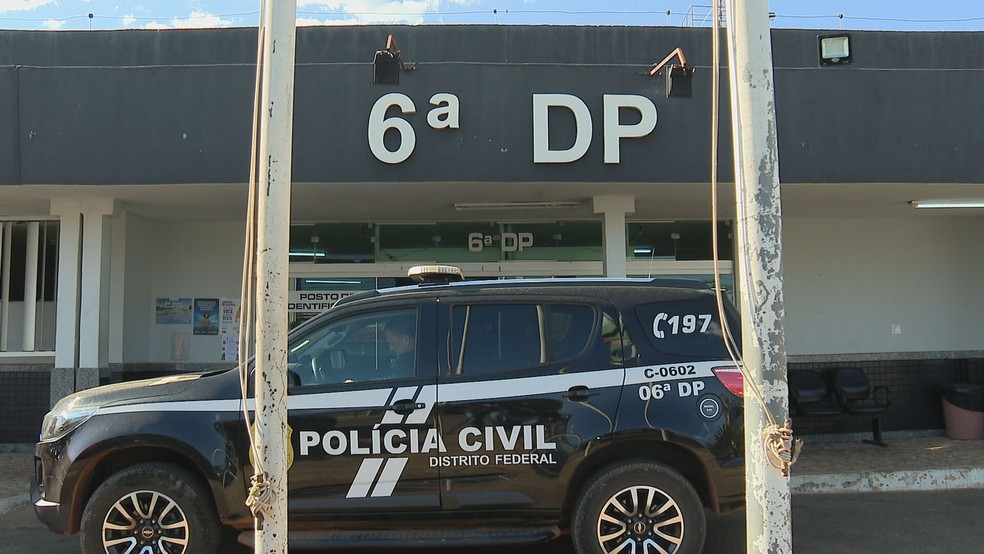 A 6ª Delegacia de Polícia (Paranoá) investiga o caso. — Foto: Reprodução/TV Globo
