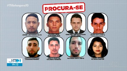 Tocantins tem oito nomes de foragidos mais procurados