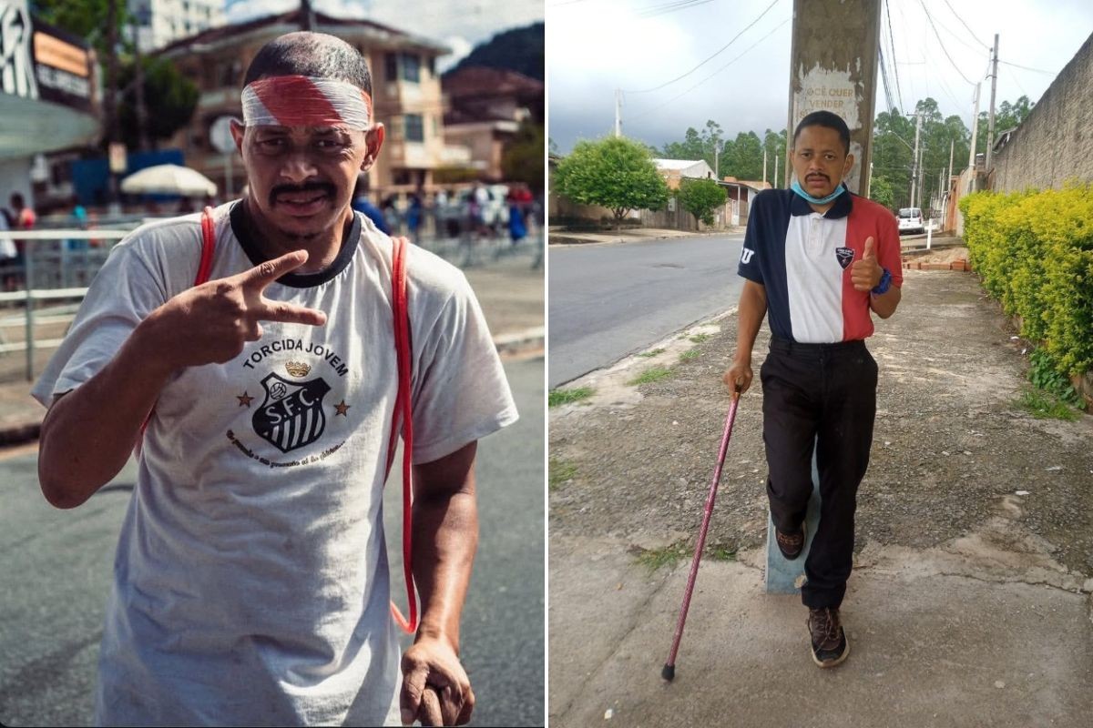 Torcedor do Santos FC que morreu atropelado pela PM era PCD e vivia nas ruas: 'Tão triste', diz irmã